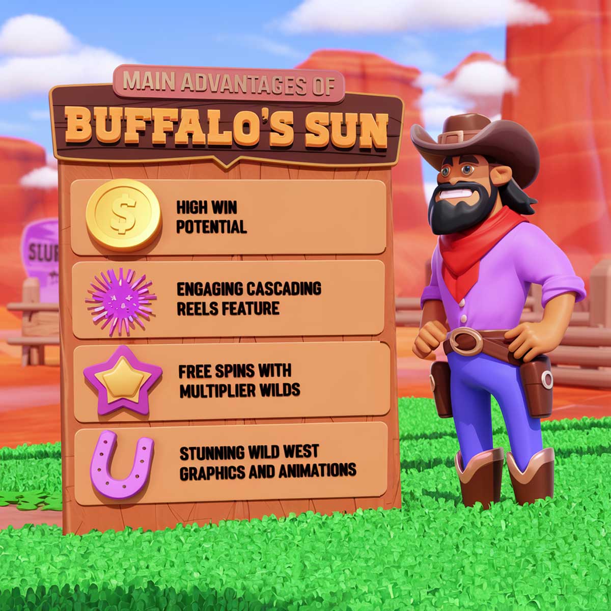 Buffalo’s Sun slot machine game